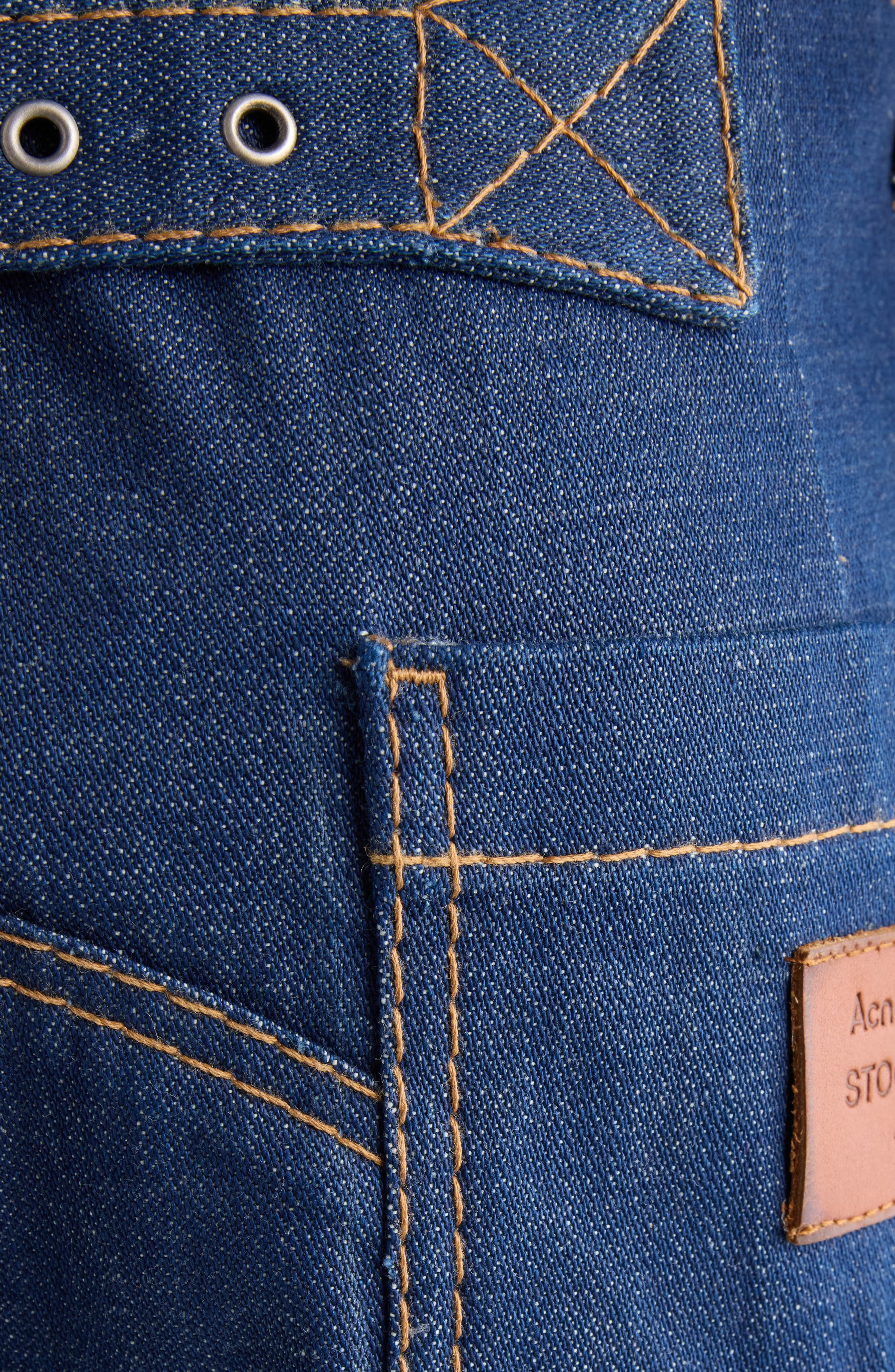 Acne Studios Prino Jeans in Indigo Blue at Nordstrom - 6