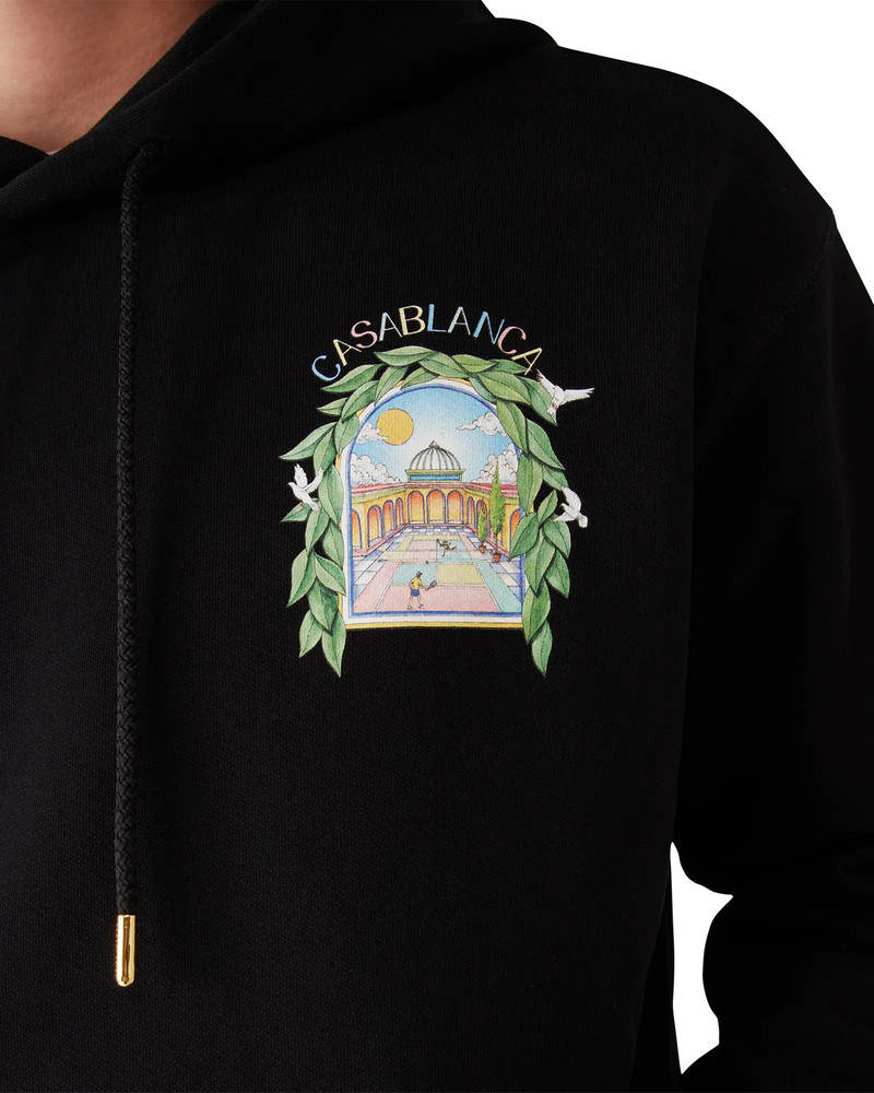 Black L'Arche Hooded Sweatshirt 5