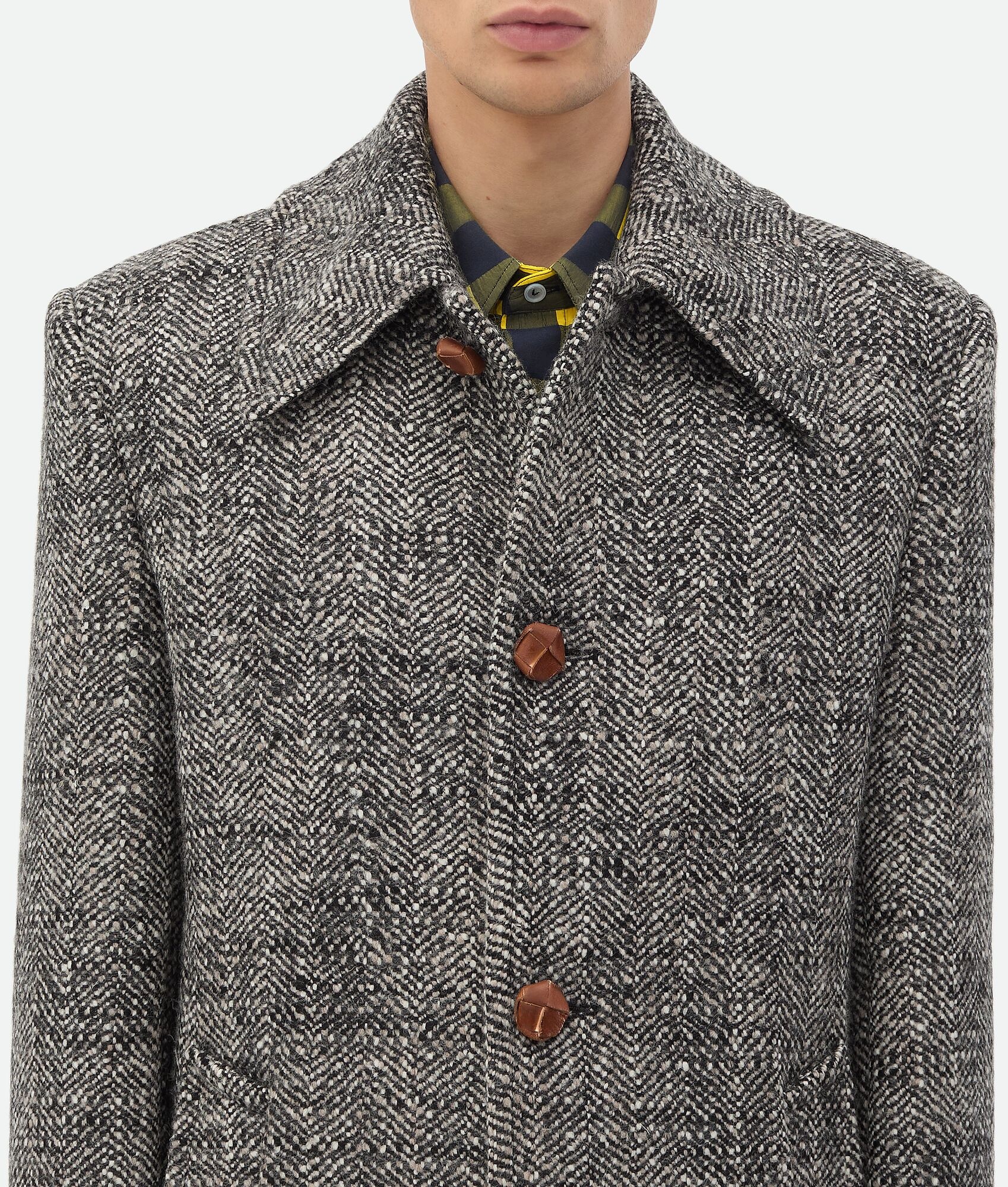 ボッテガヴェネタ Bottega Veneta Wool Chevron Jacket Bottega Veneta Wool Chevron Jacket – LOZURI®