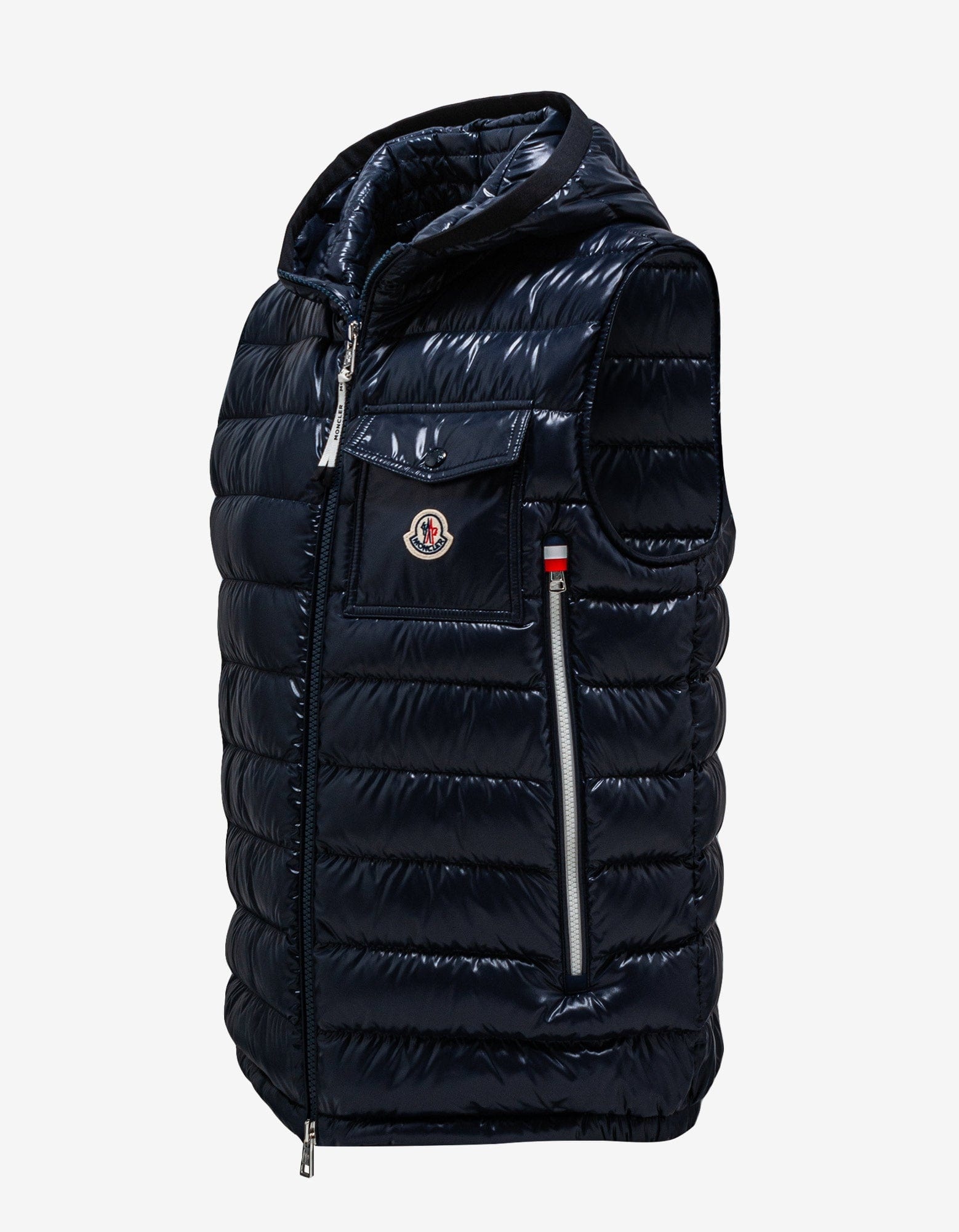 Ragot Navy Blue Nylon Down Gilet - 3