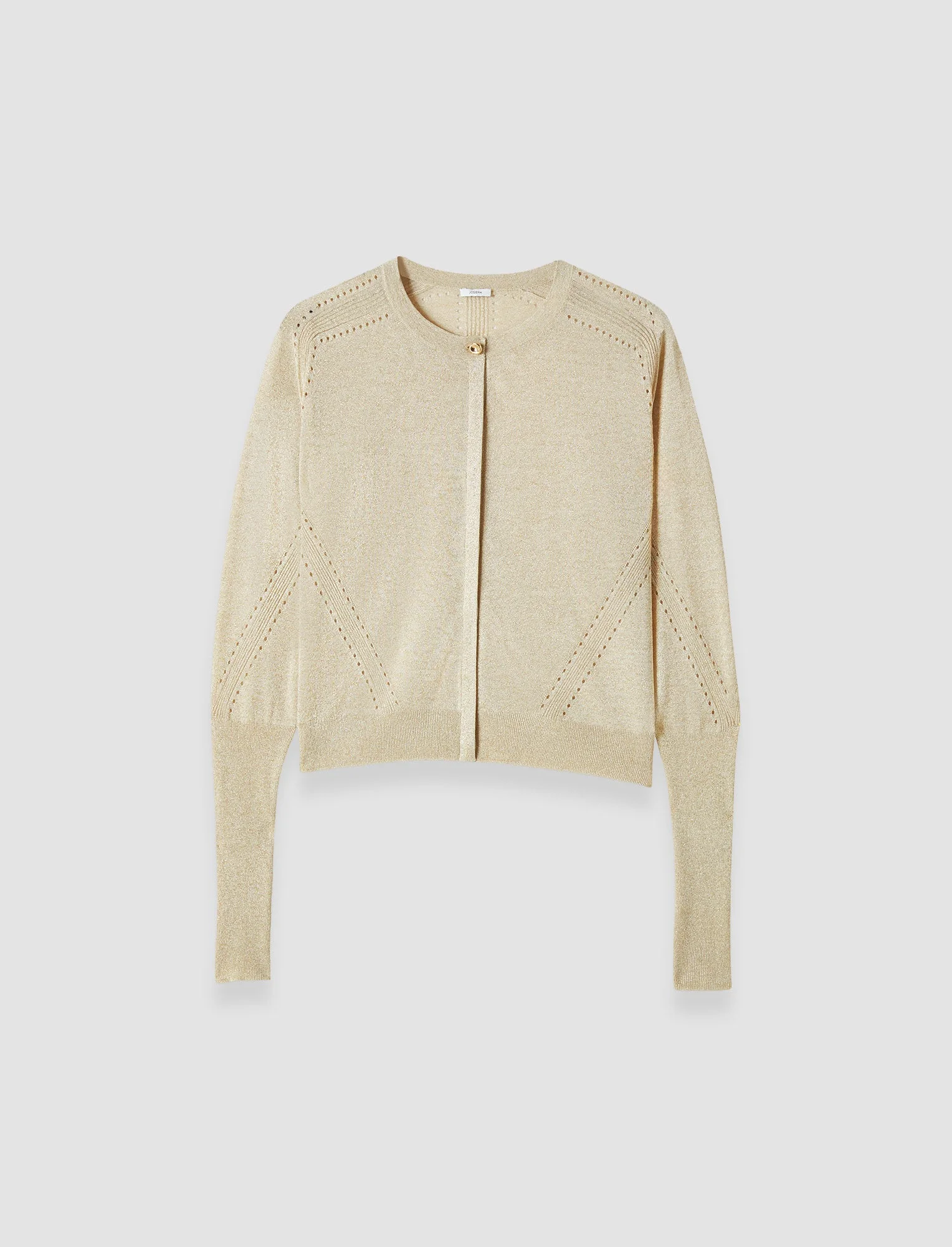 Tasse Lurex Knit Cardigan - 1