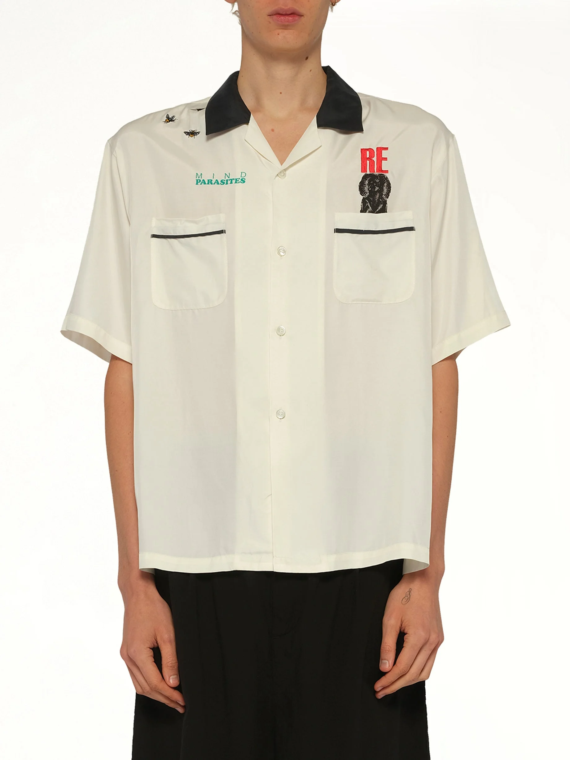 Mind Parasite SS Shirt in Ivory - 1