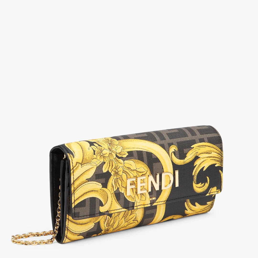 Fendace wallet in multicolor fabric - 2