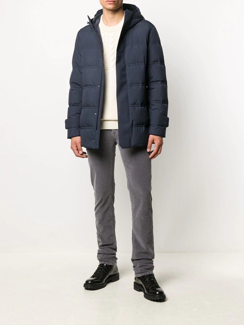 padded hooded jacket - 2