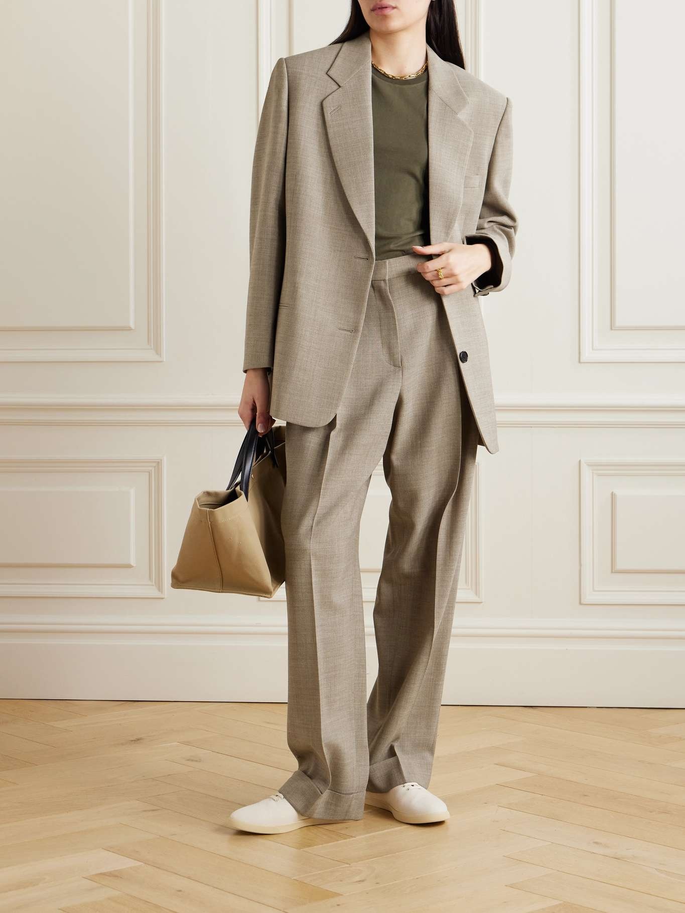 The Row Marina oversized wool blazer | REVERSIBLE
