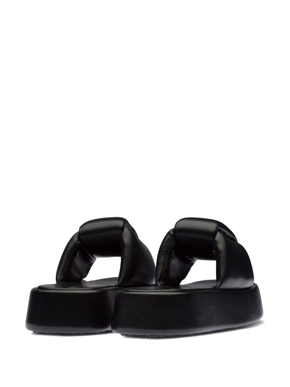 padded leather sandals - 3