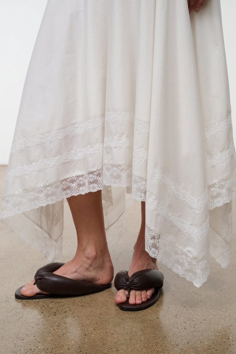 STAUD AINSLEY SKIRT IVORY 5