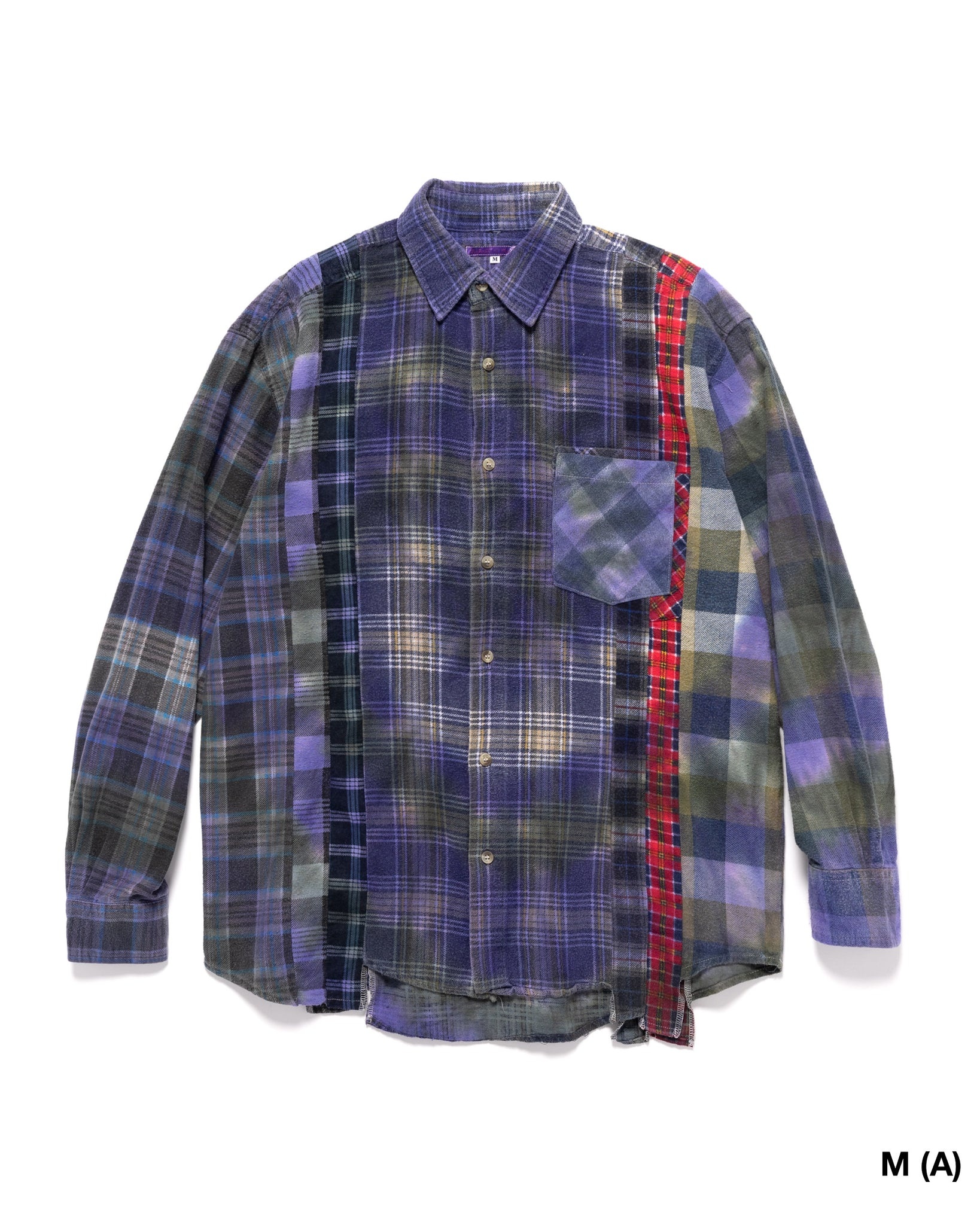 FLANNEL SHIRT -> 7 CUTS SHIRT / TIE DYE ASSORTED - 8