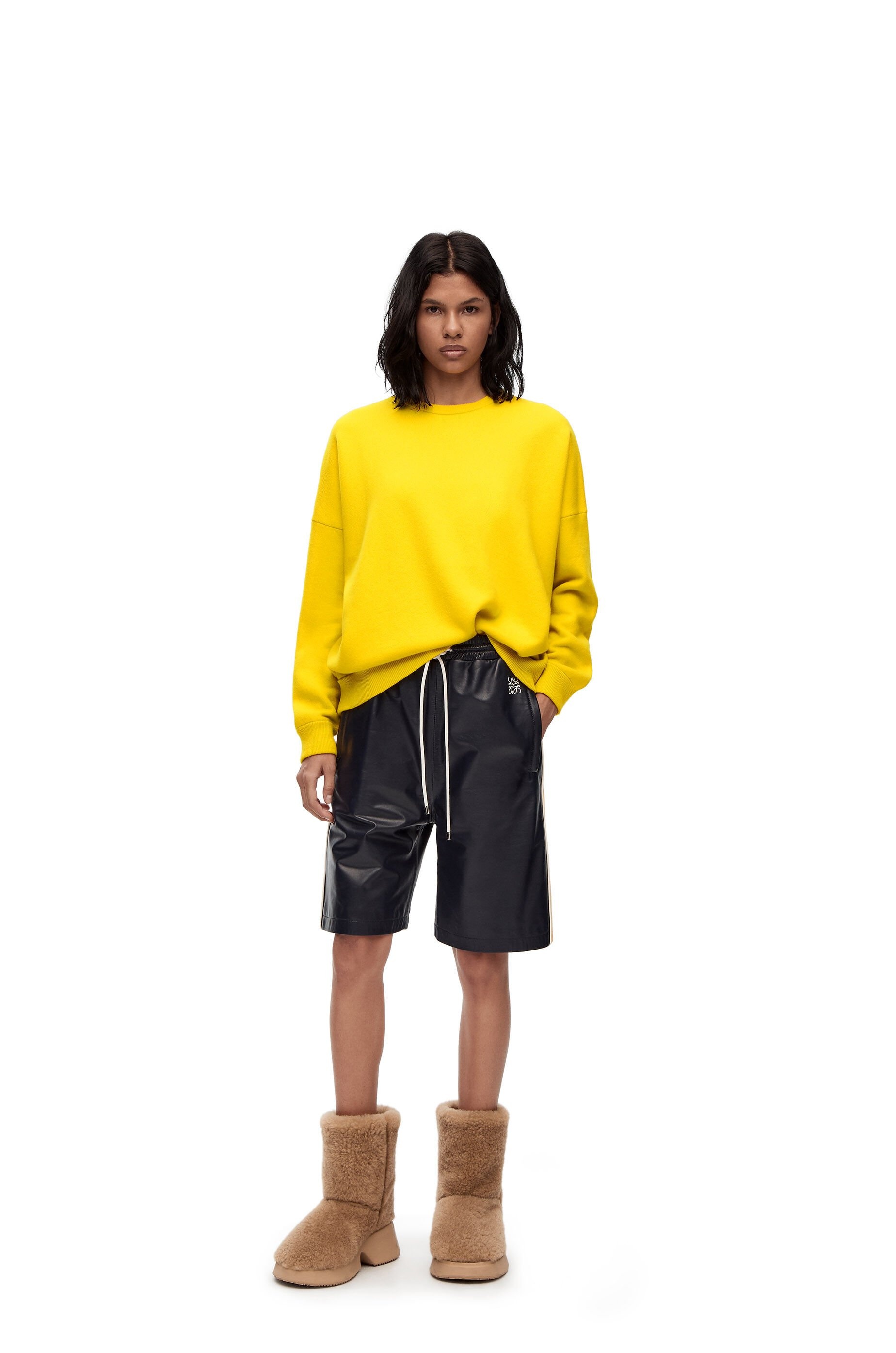 Oversize crew neck sweater in cashmere - 2
