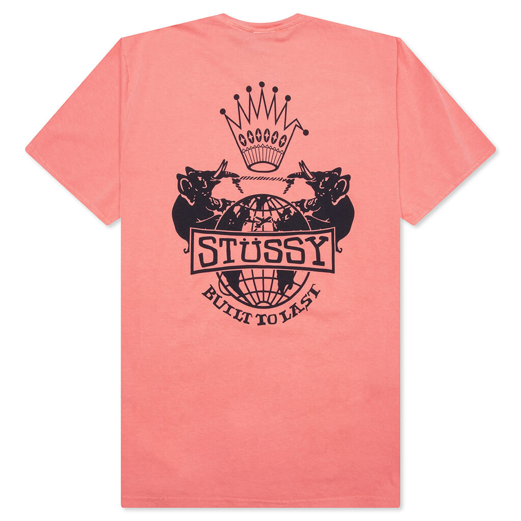 BUILT TO LAST PIGMENT DYED TEE - SHERBERT - 2