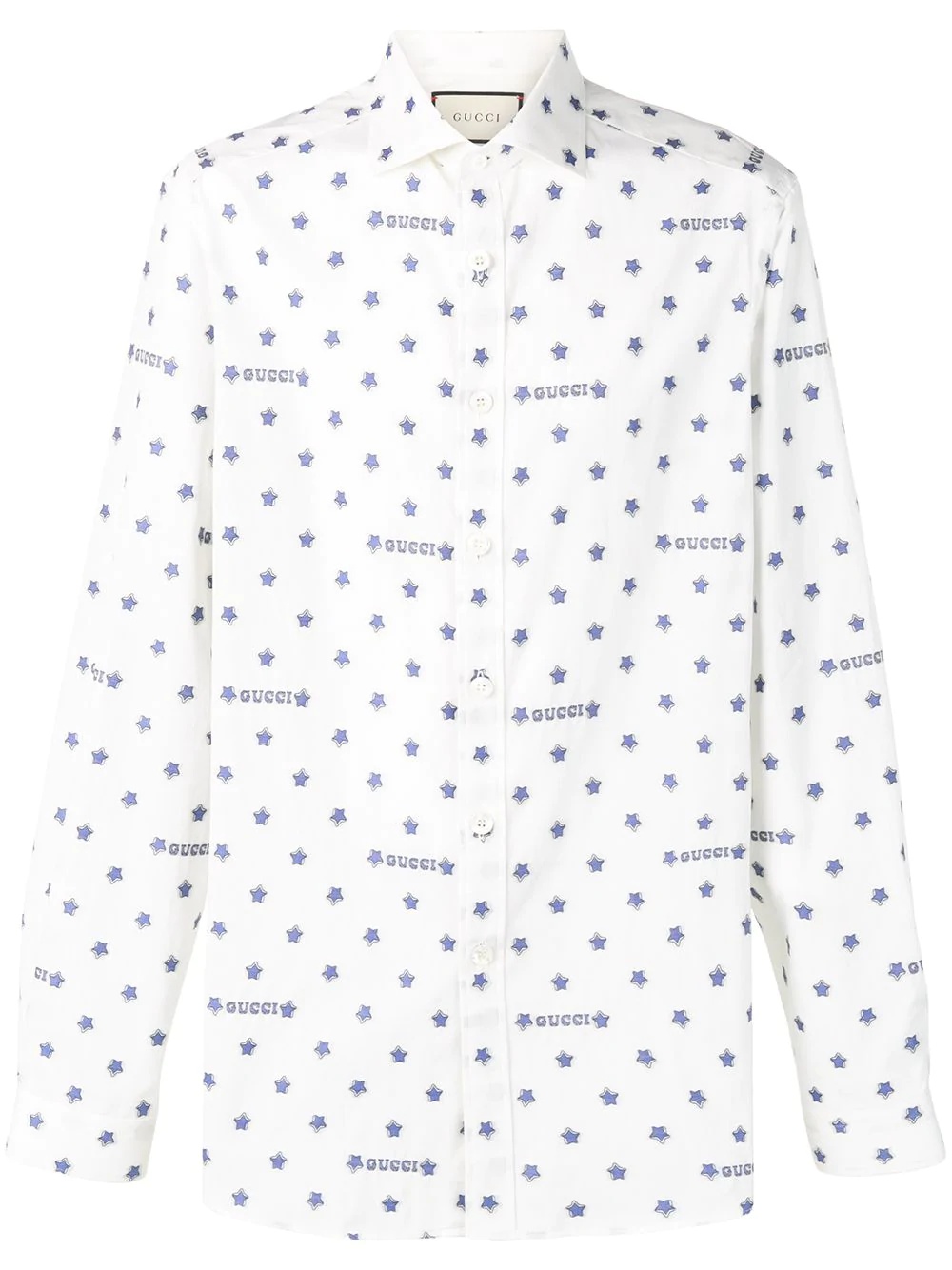 logo star print shirt - 1