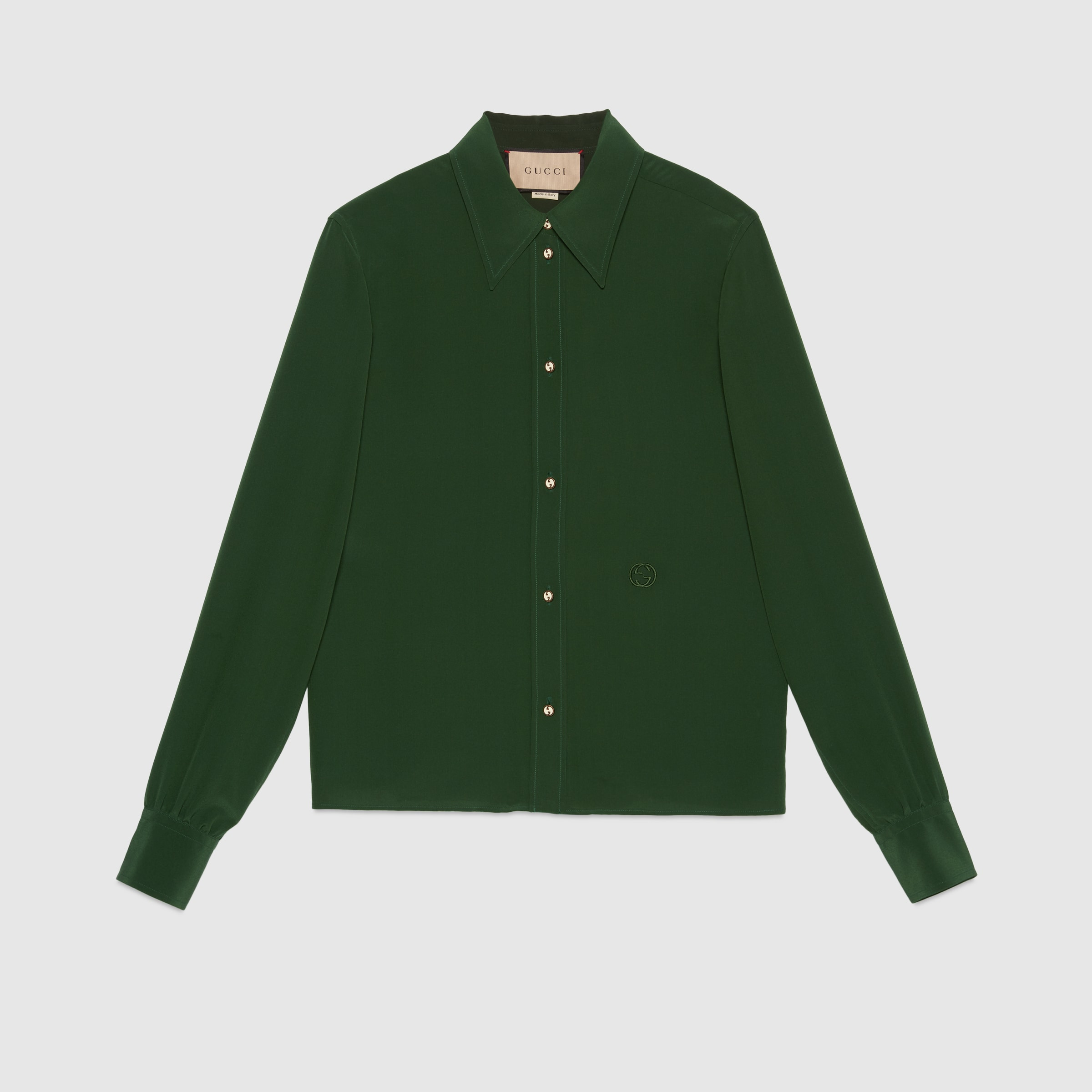 Silk crêpe de chine shirt - 1