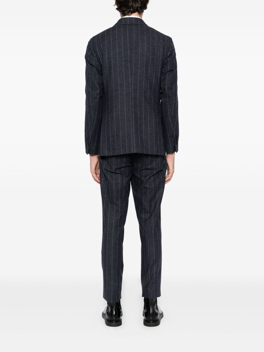 STRIPED DOUBLE-BREASTED SUIT - 4
