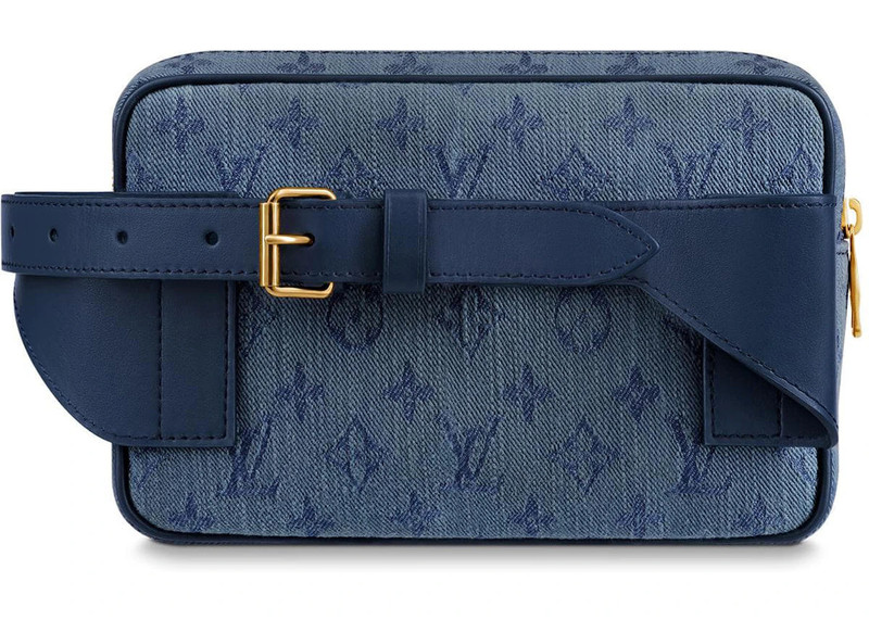 Louis Vuitton Louis Vuitton Outdoor Bumbag Monogram Denim Navy outlook