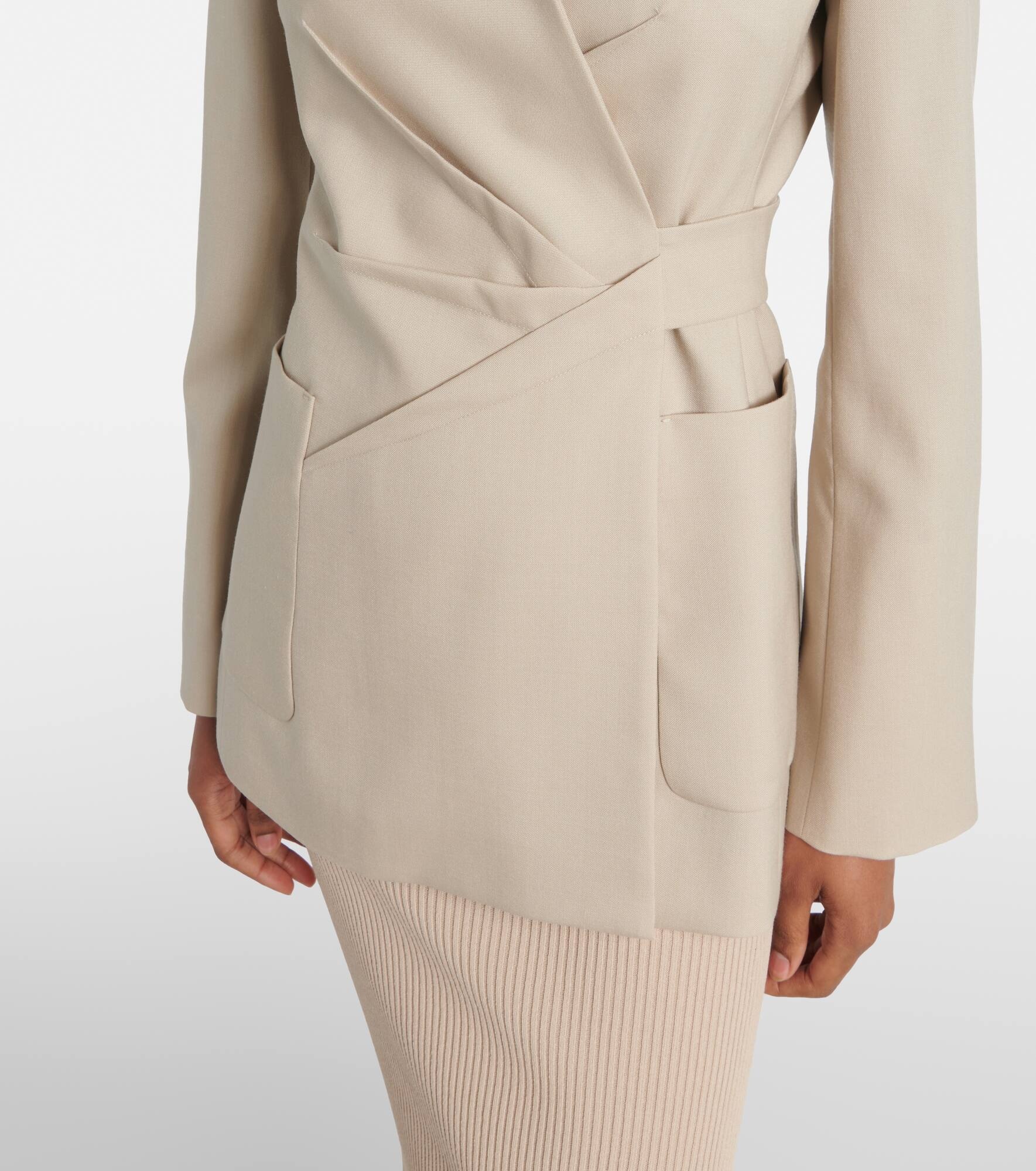 Nereo wool, mohair, and silk blazer - 5
