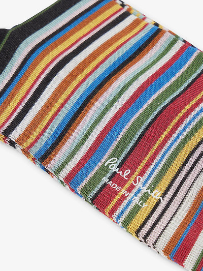 Paul Smith Signature striped silk-blend socks outlook