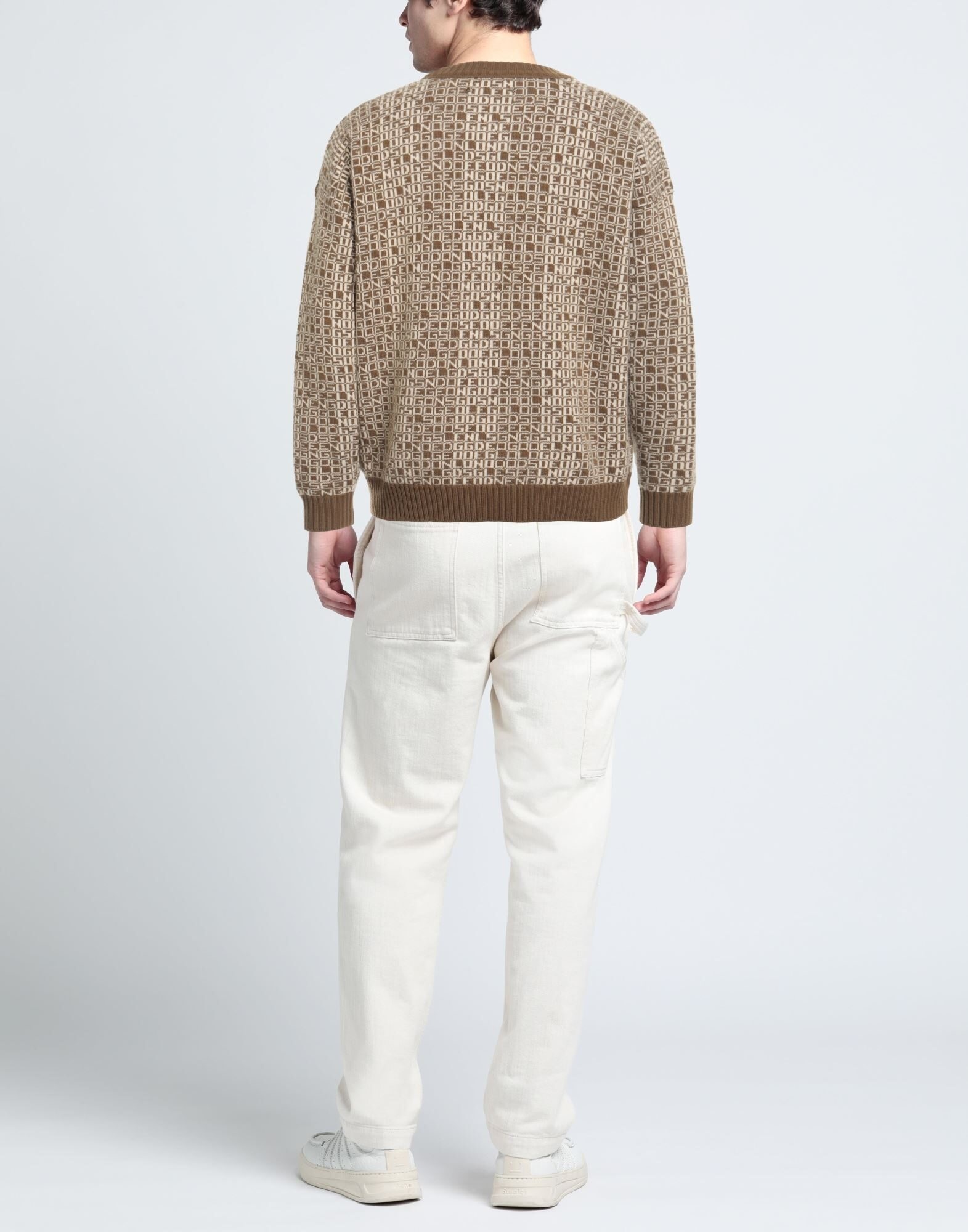 Military green Men's Sweater - 3