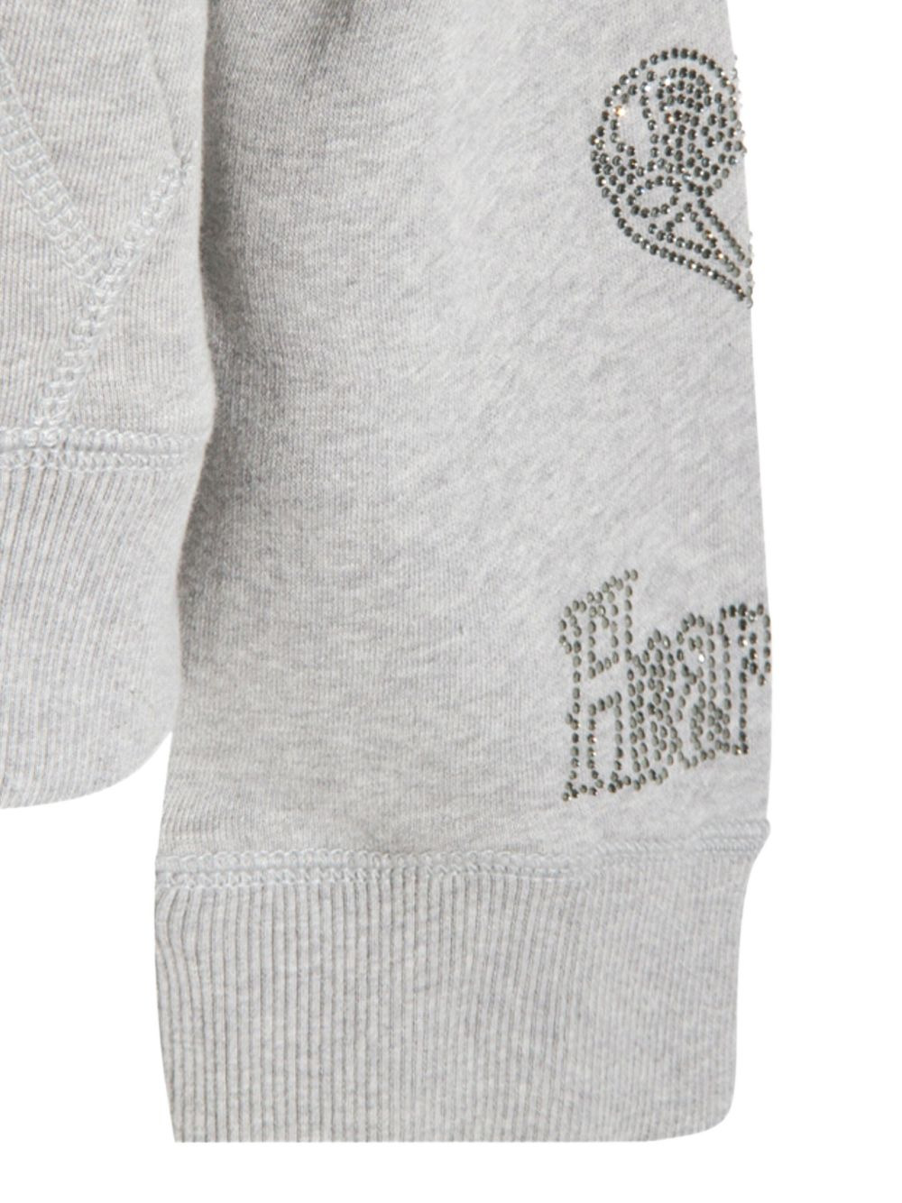crystal-embellished hoodie - 5