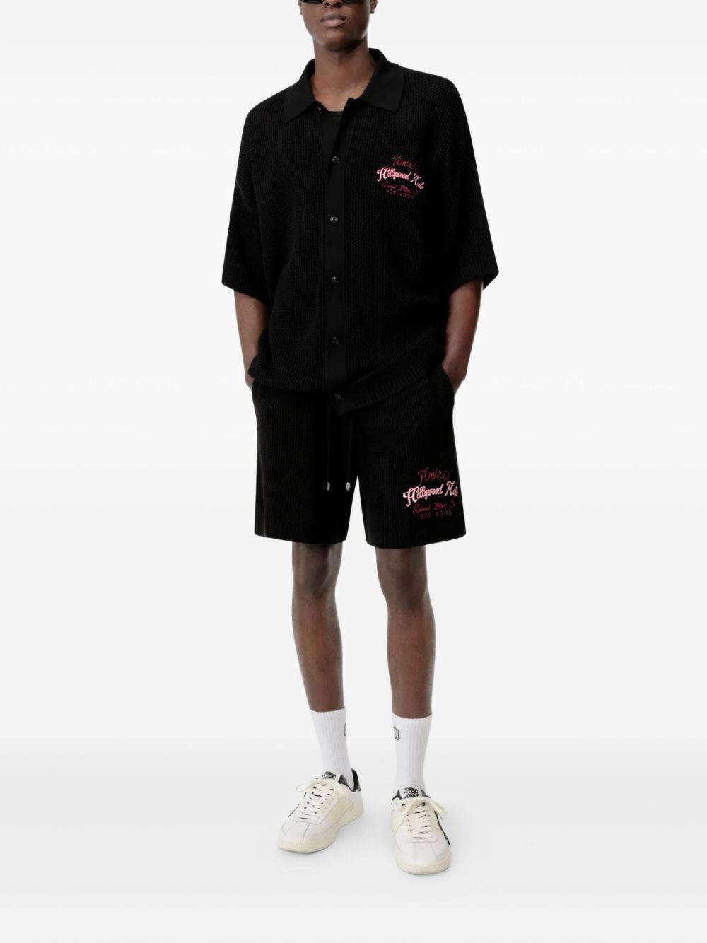 EMBROIDERED KNITTED SHIRT - 4