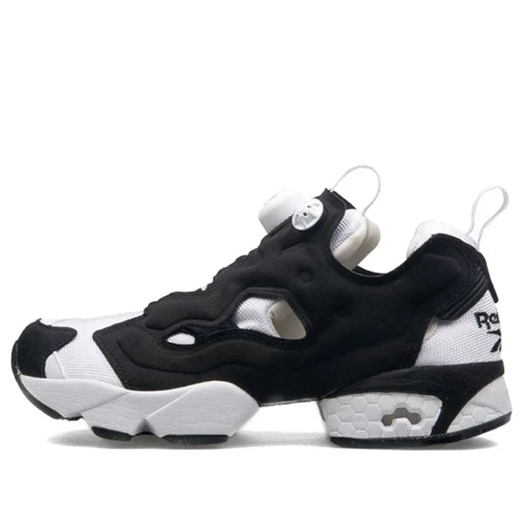 Reebok Instapump Fury OG Hollow Out Splicing Shoes/Sneakers Unisex Black White M48559 - 1