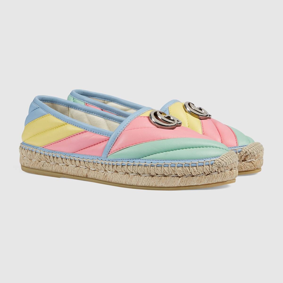 Women's matelassé espadrille - 2