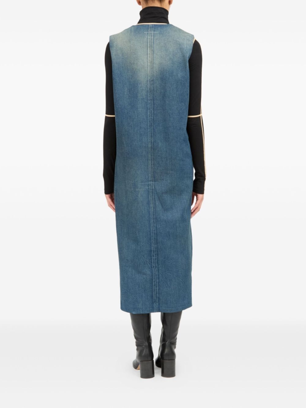 cotton midi dress - 5