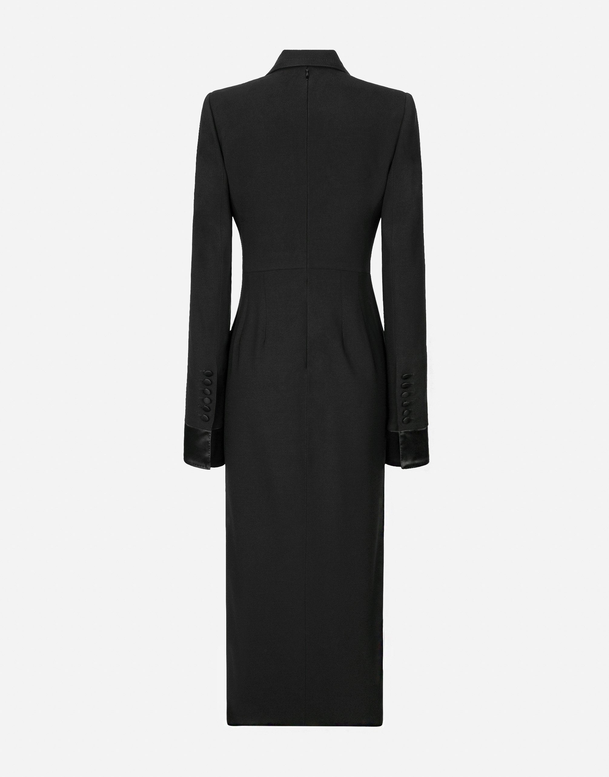 Woolen calf-length coat dress - 2