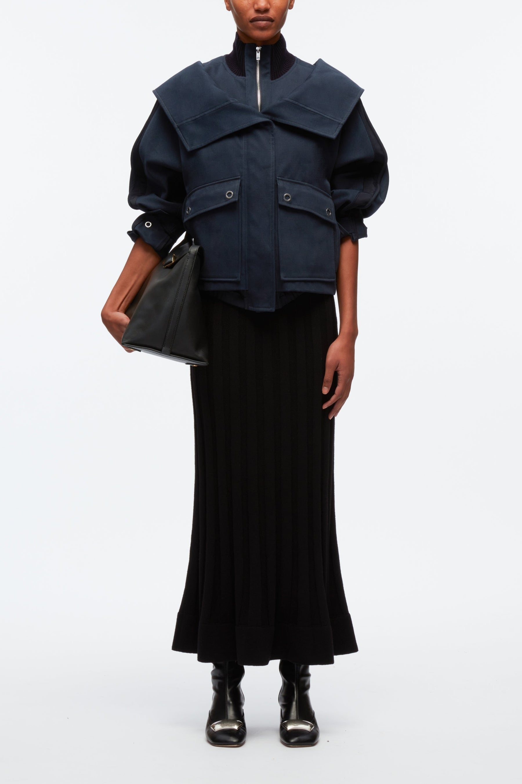 Double Collar Utility Jacket - 1
