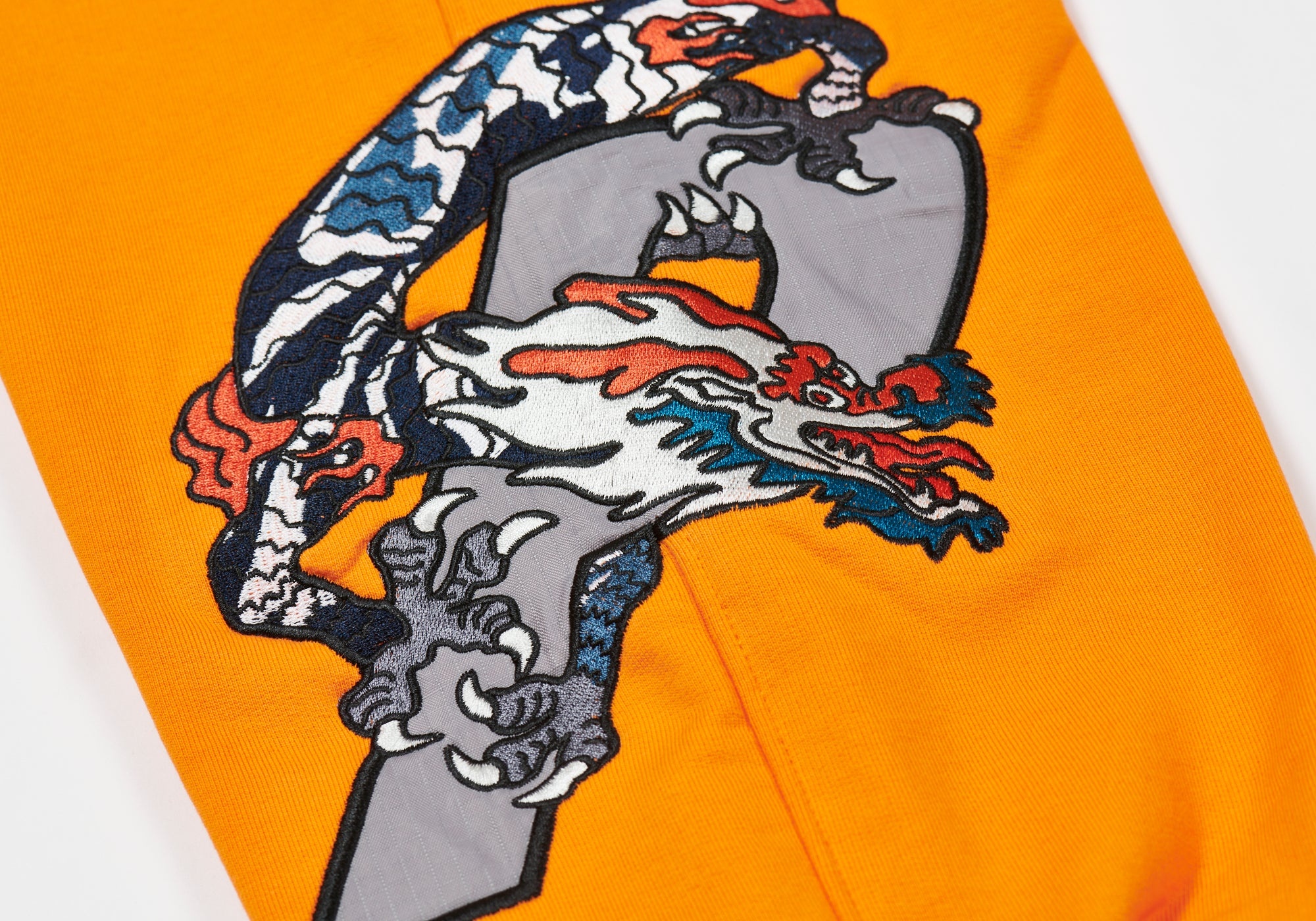 DRAGON SWEATPANTS ORANGE - 4