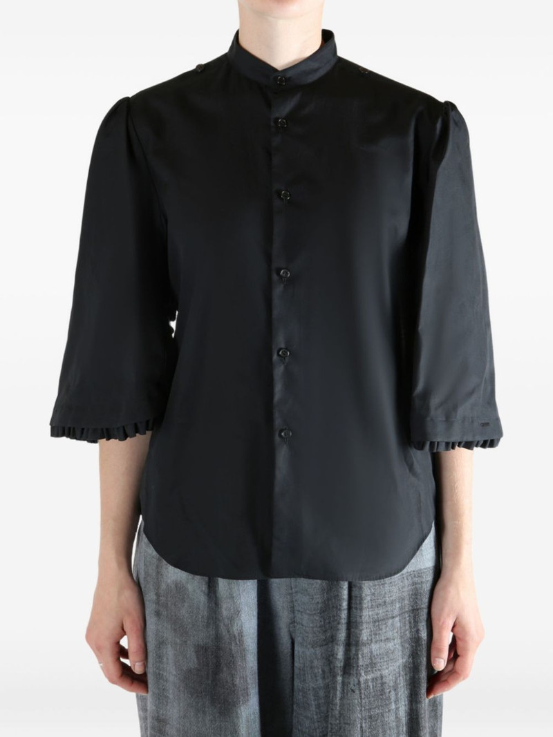 Noir Kei Ninomiya ruffled-sleeve top outlook