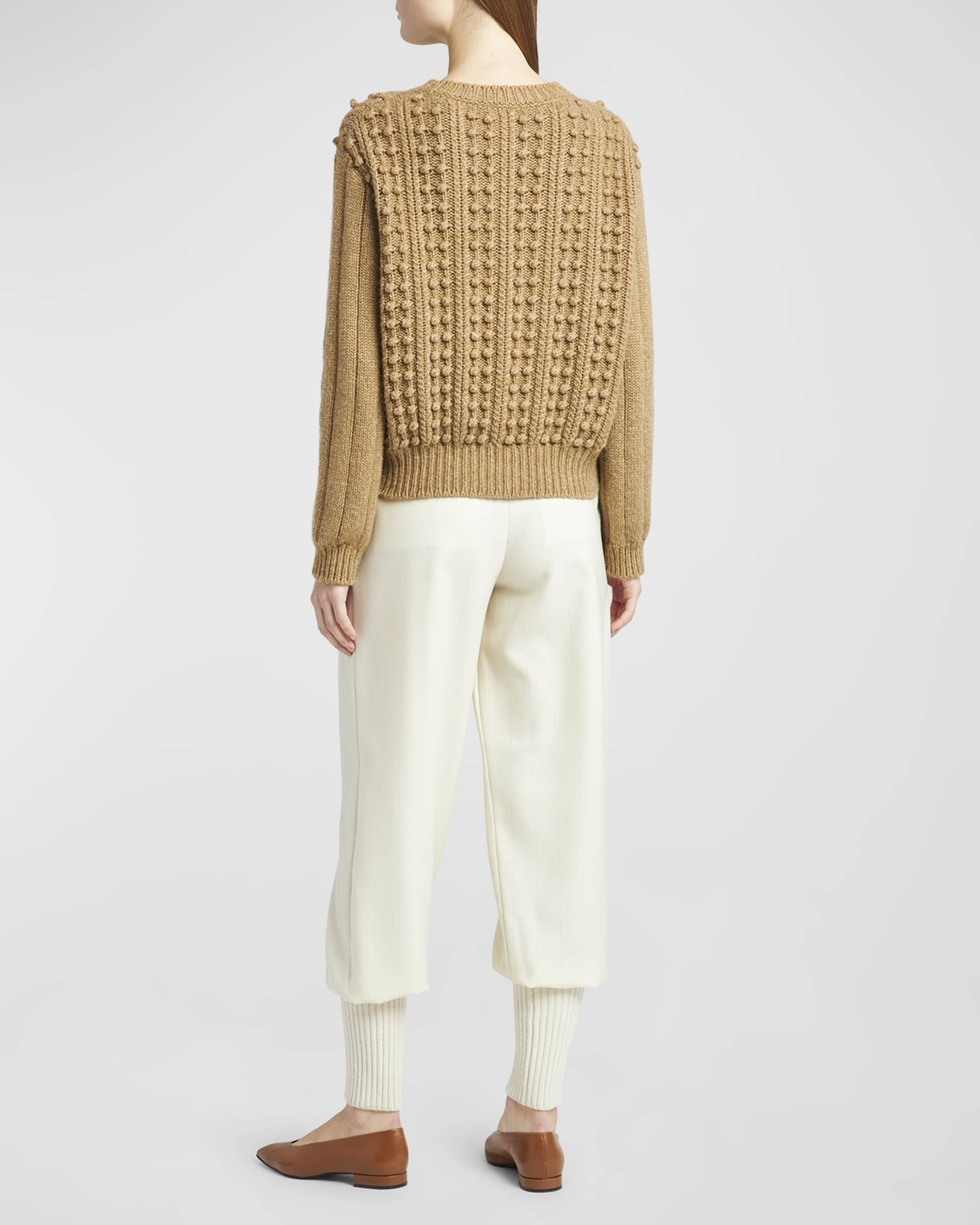 Erdenet Cashmere-Blend Ball Knit Sweater - 4