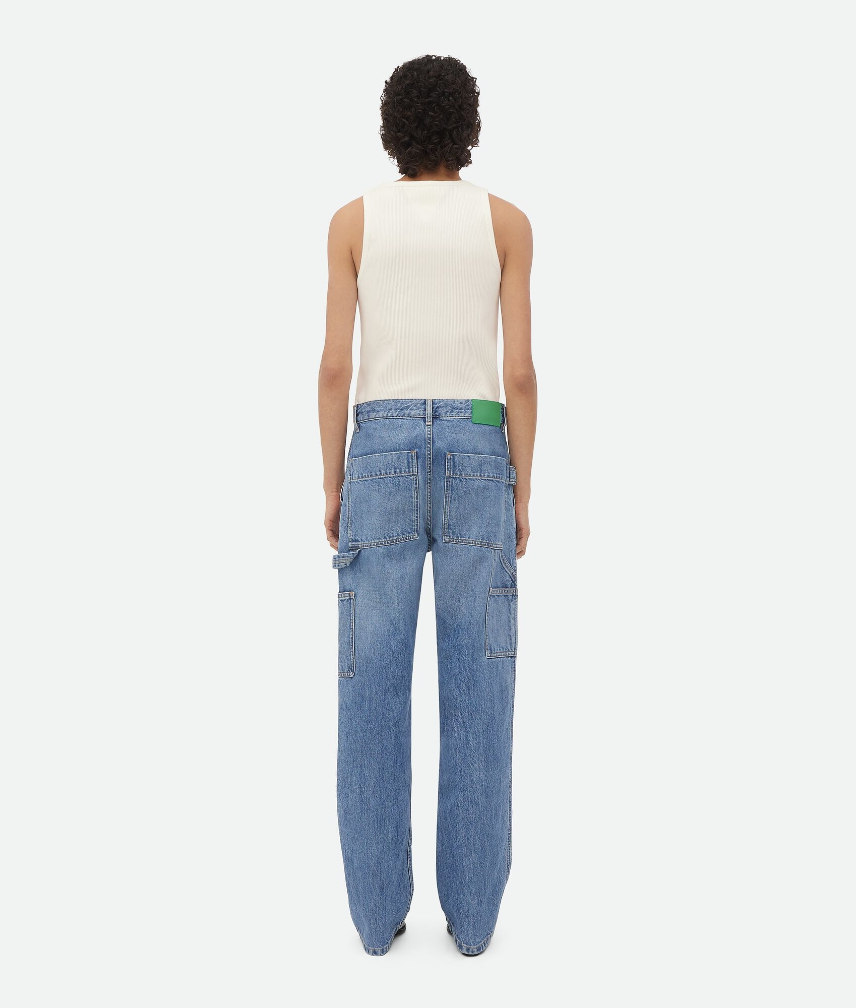 Vintage Indigo Cargo Denim - 3