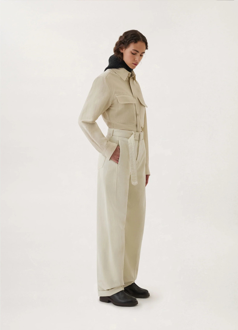 TWISTED BELTED PANTS
HEAVY GD DENIM 7