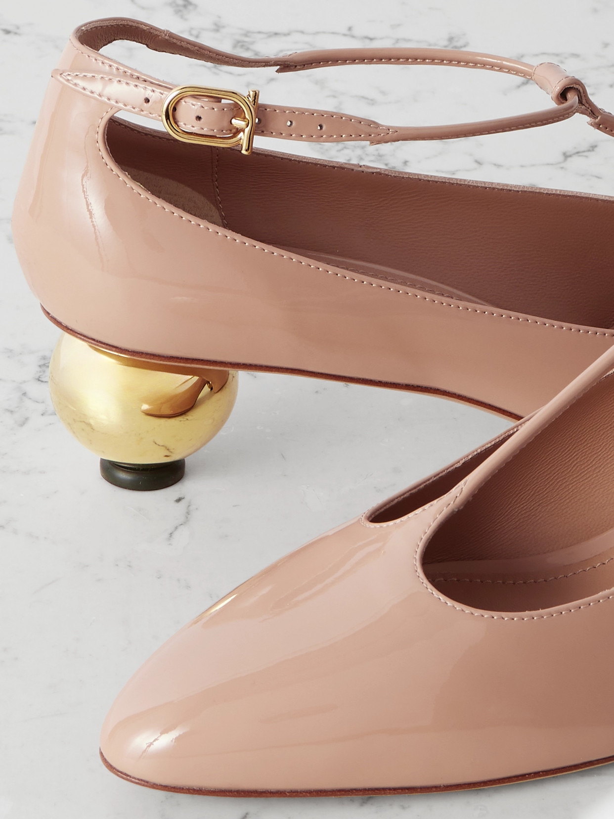 Tania Patent-leather Mary Jane Pumps - 4