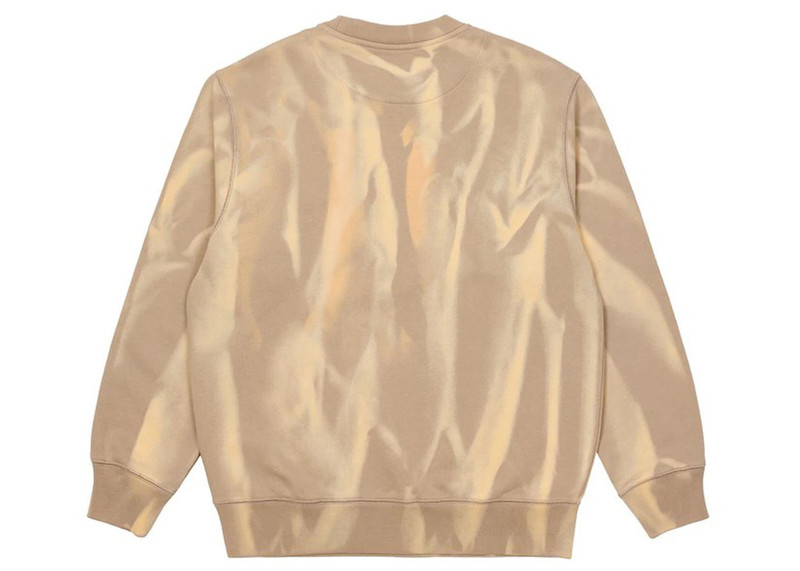 PALACE Palace Try-Dye Crew Beige/White outlook