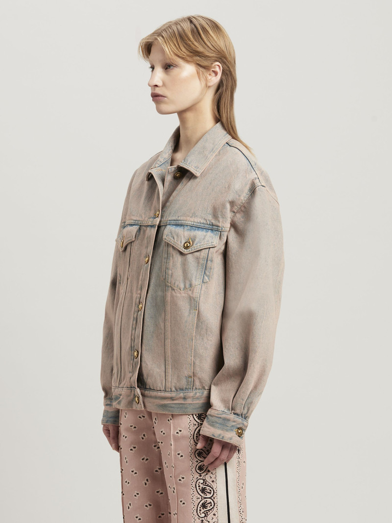 Overdye Logo Denim Jacket 4