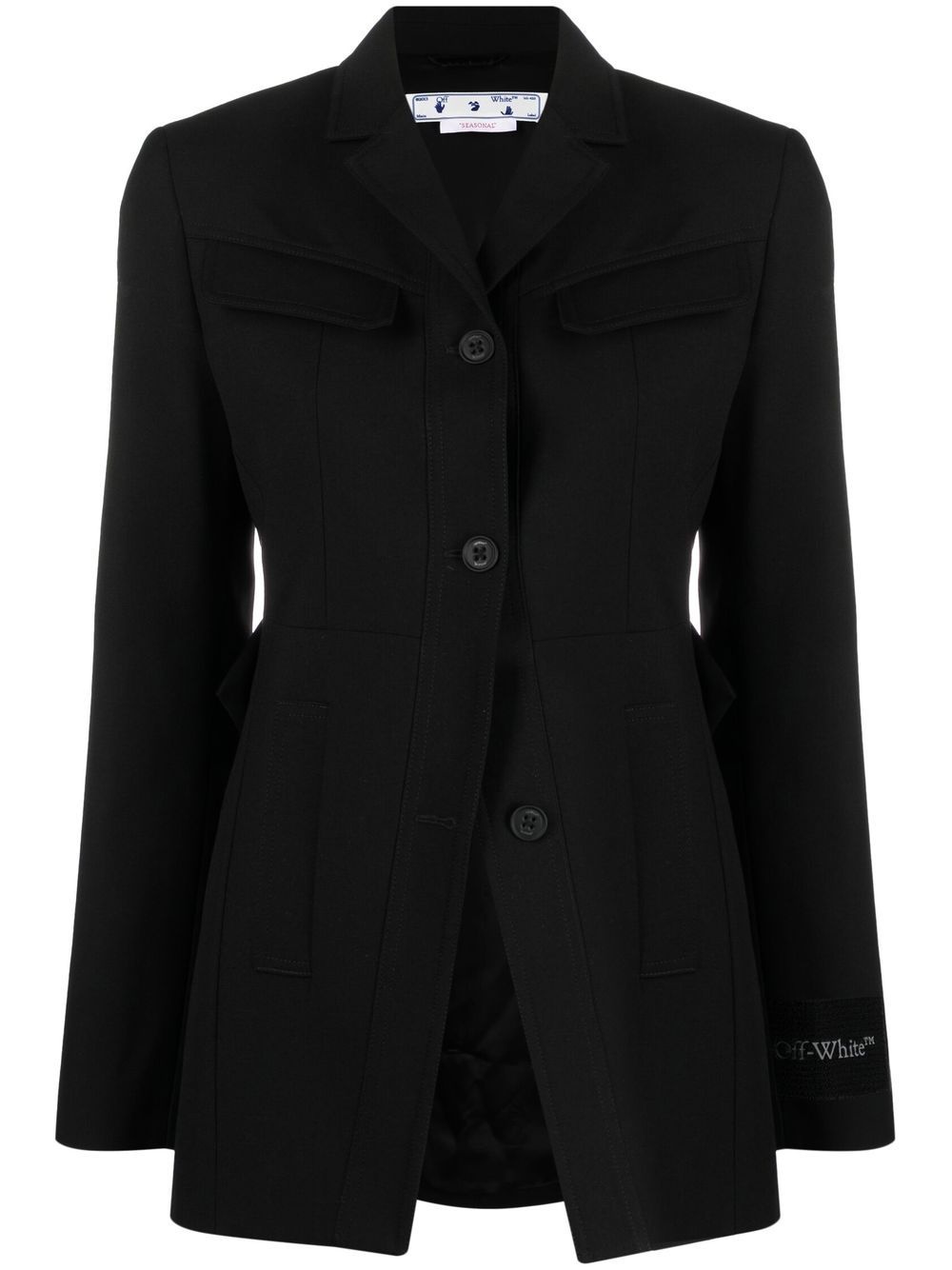 Toybox Dry Wo single-breasted wool blazer - 1