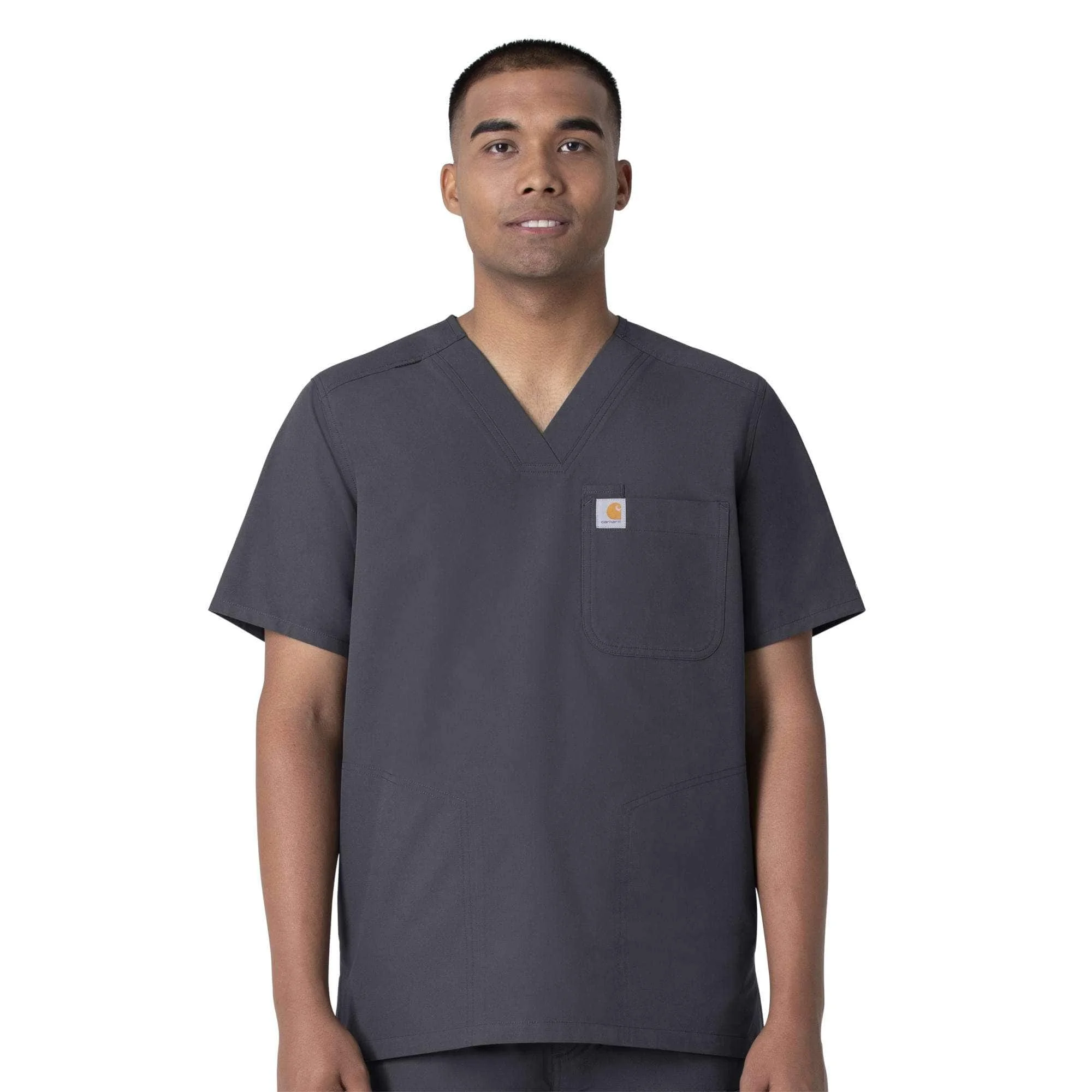 Force Essentials V-Neck Shirttail Scrub Top - 1
