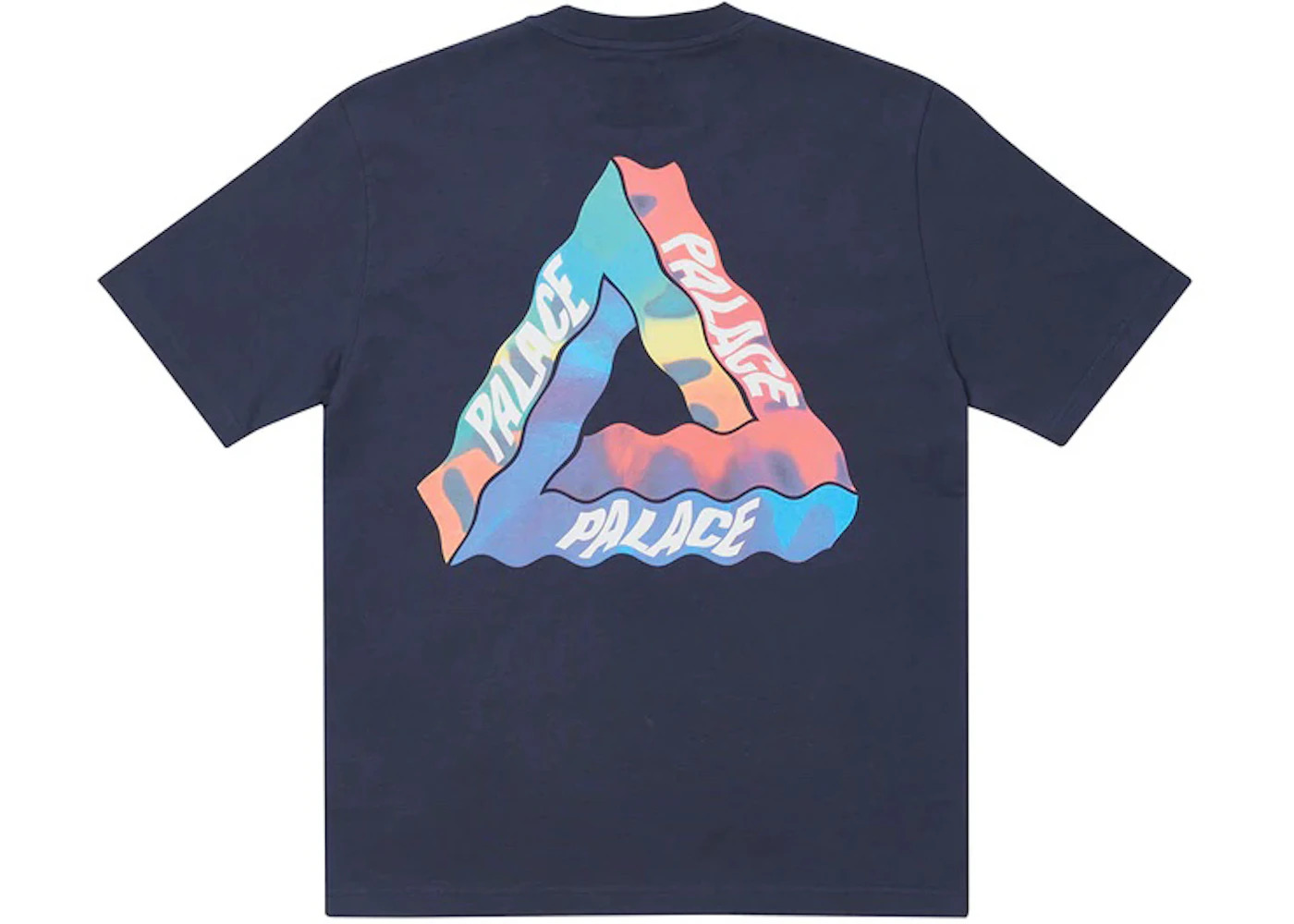 Palace Tri-Visions T-shirt Navy - 1