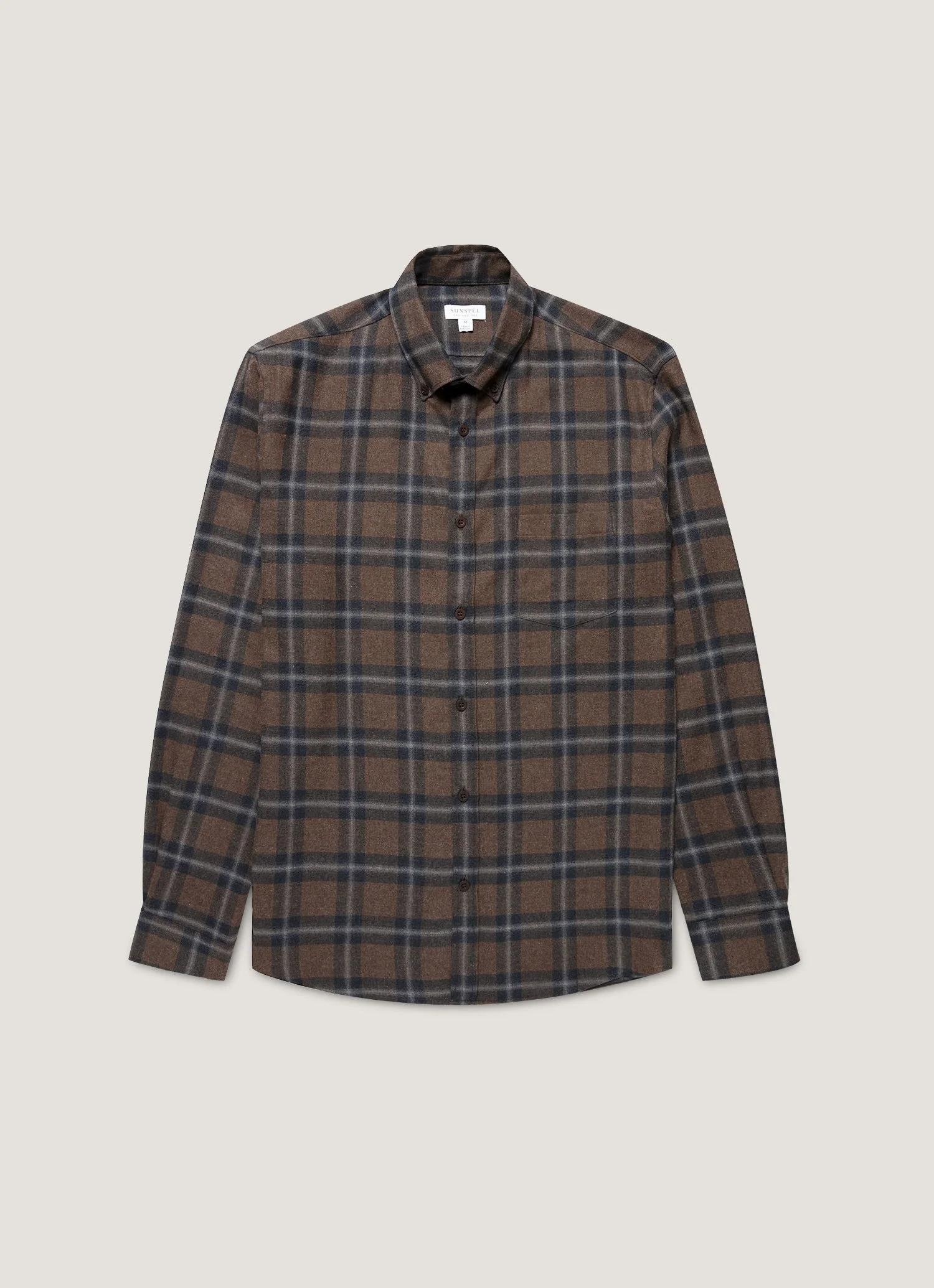 Button Down Flannel Shirt - 1