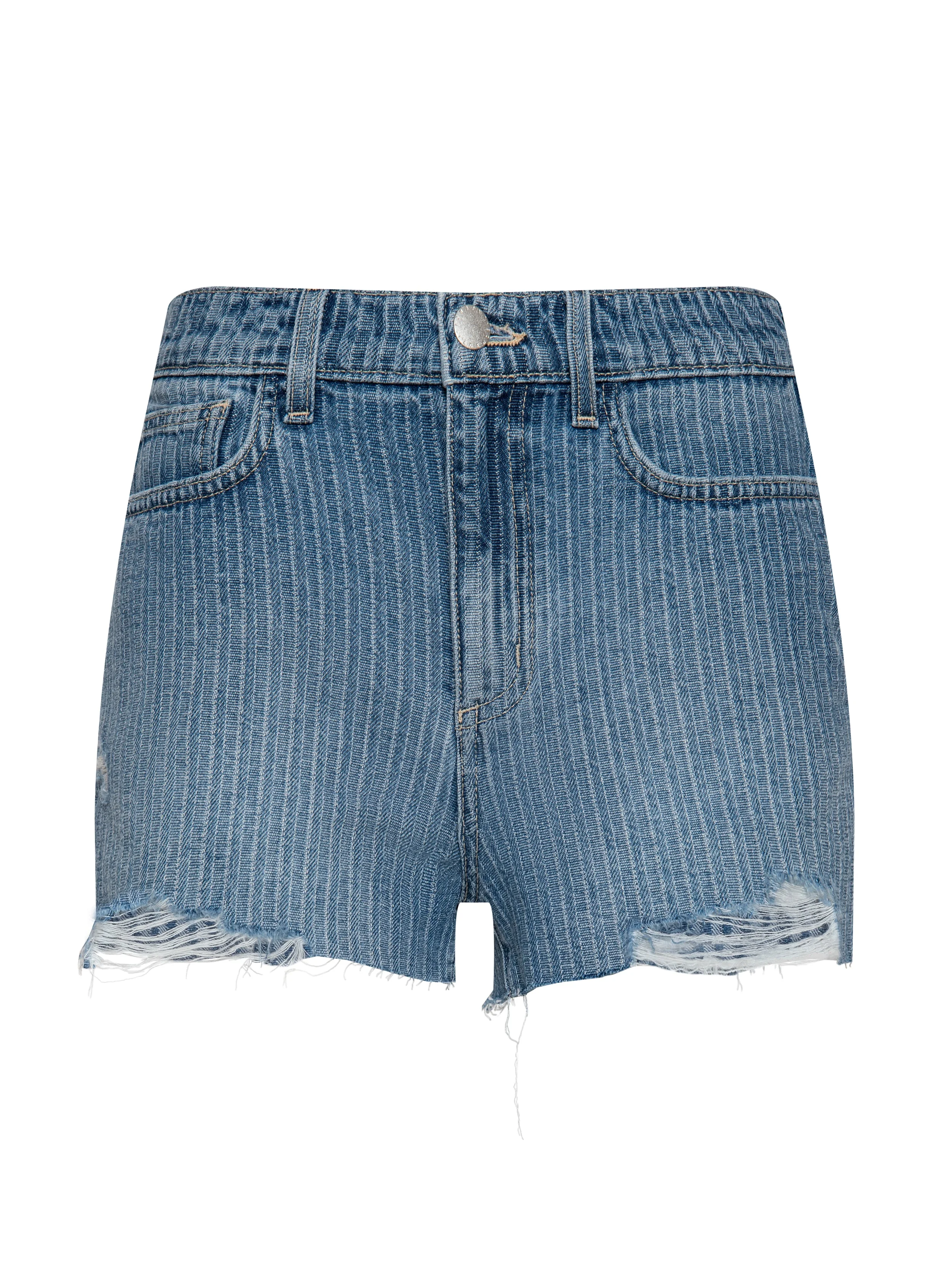 Clark Distressed Jean Short - 1