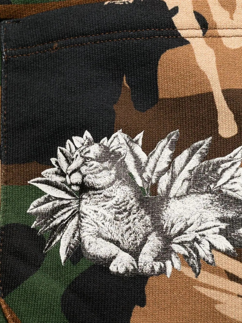 camouflage-print sweatpants - 7