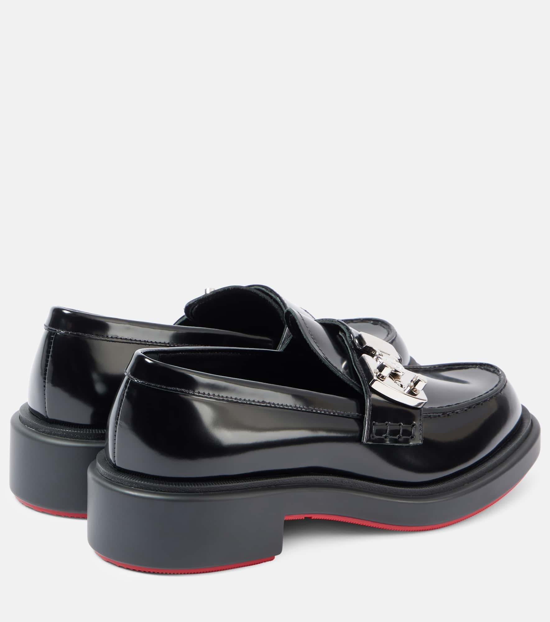 Urban Moc Lock leather loafers - 2