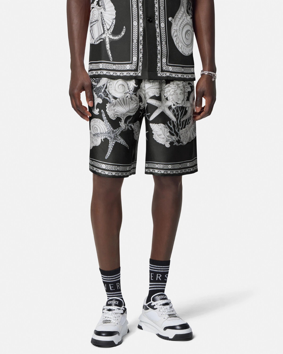 Barocco Sea Silk Shorts - 4