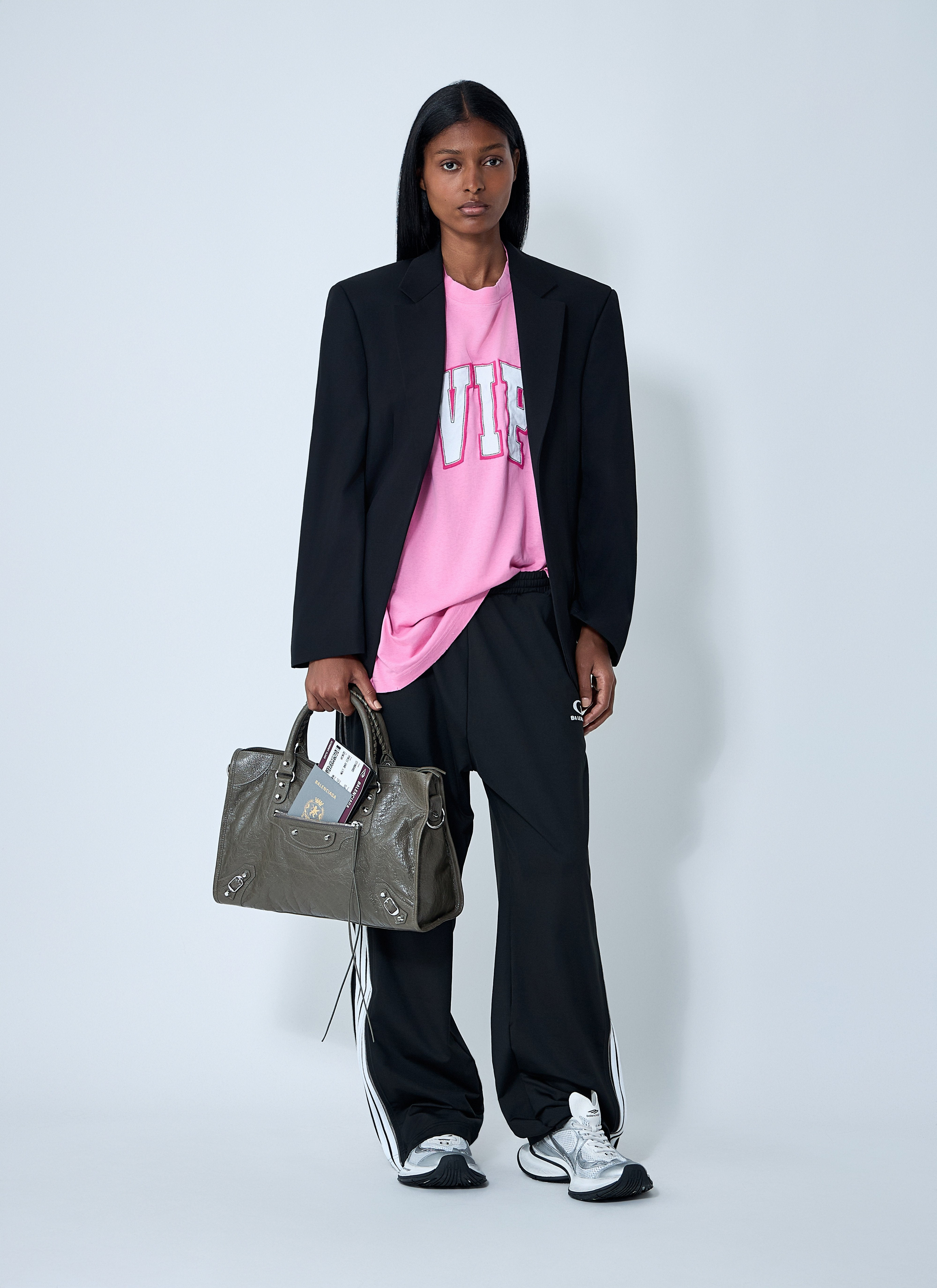 Balenciaga Women Single-Breasted Blazer - 2