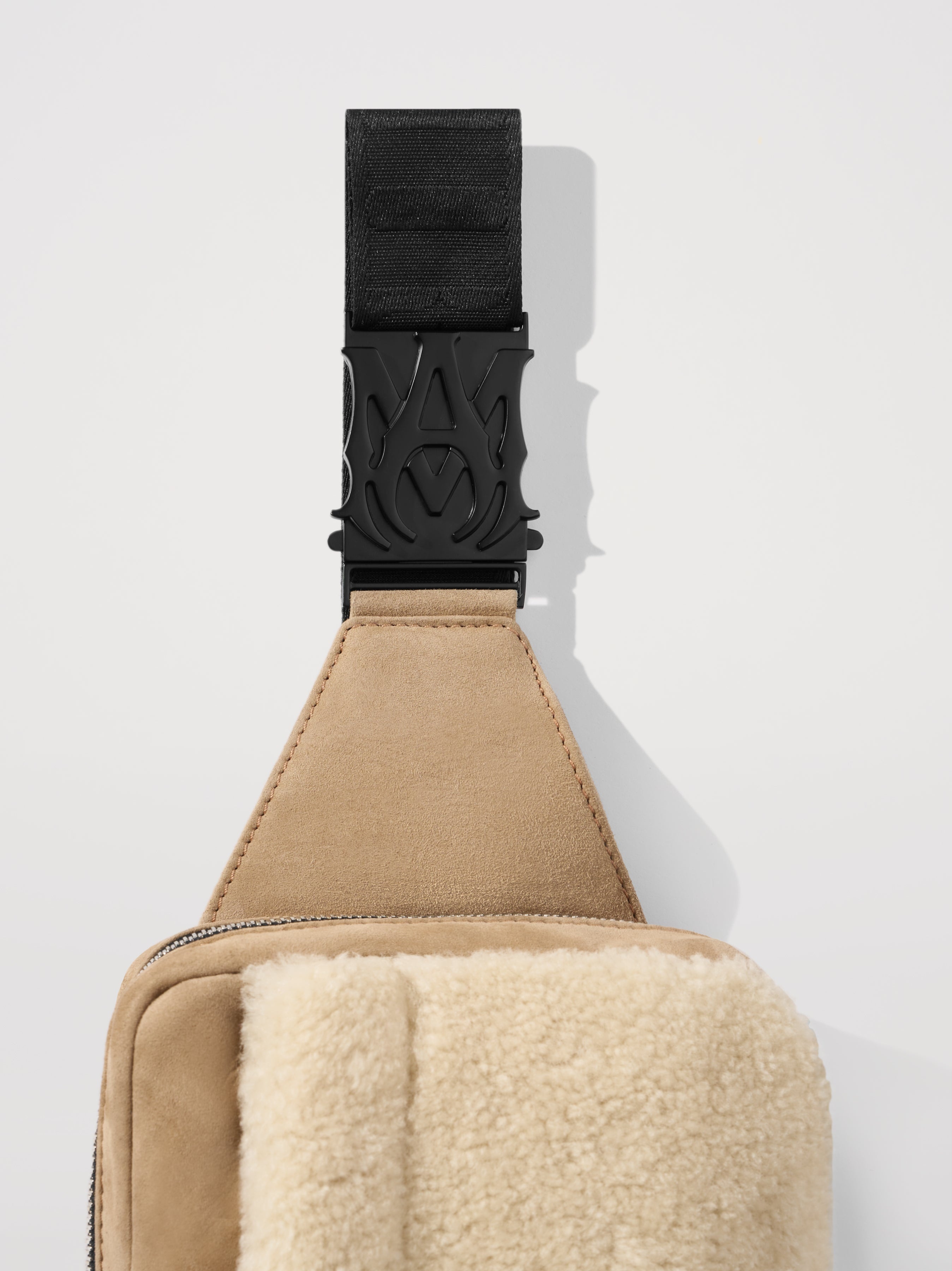 M.A. SHEARLING SLING BAG - 3