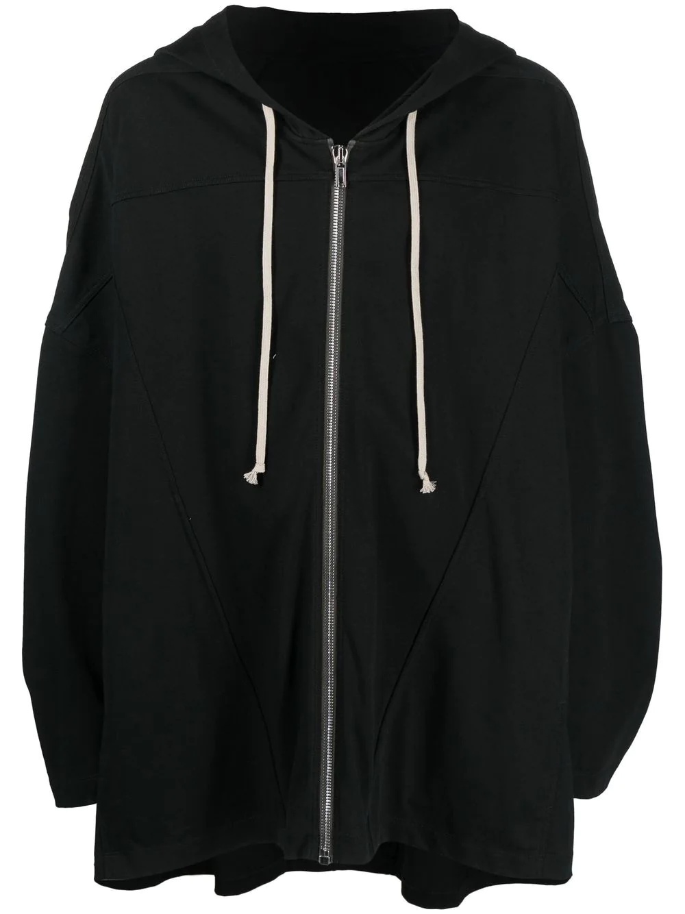 zip-up organic-cotton hoodie - 1