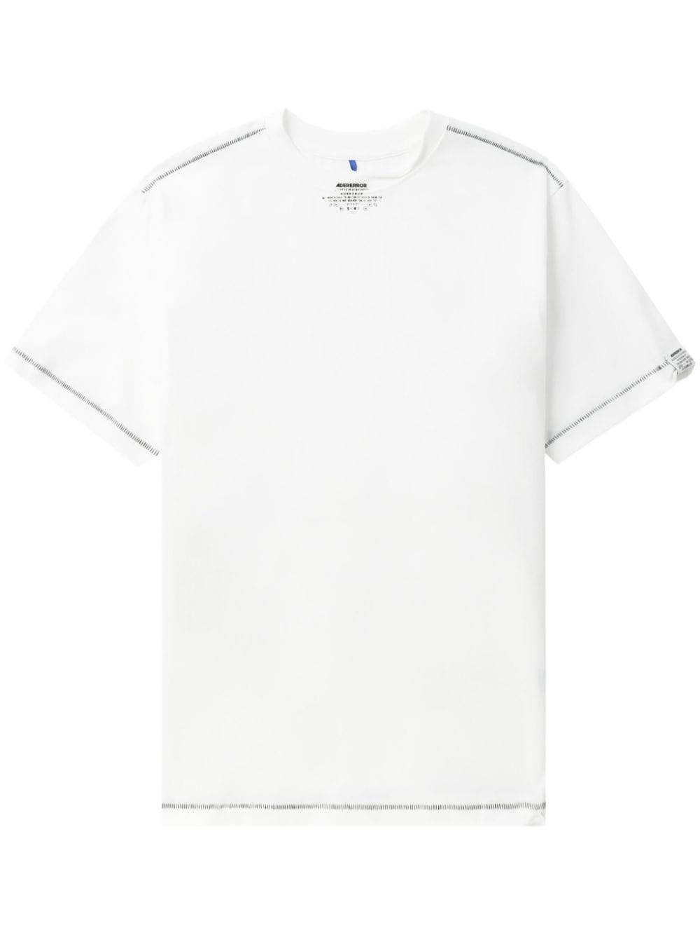 contrast-stitch T-shirt - 1