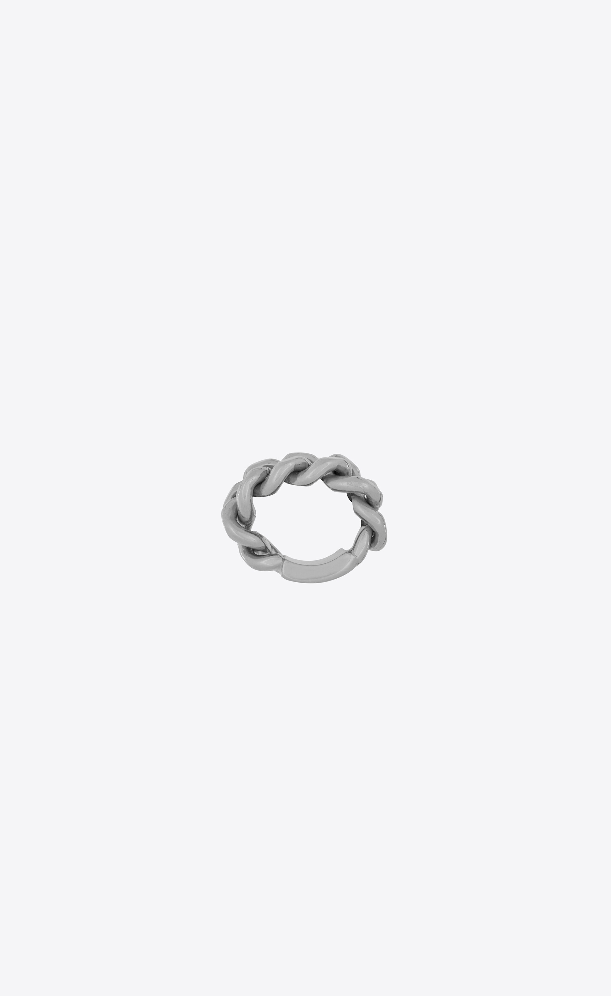 chain id plaque ring in metal - 2