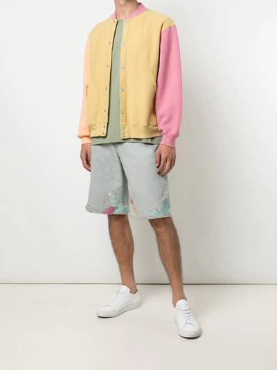 Levi's fleece colour-block bomber jacket outlook